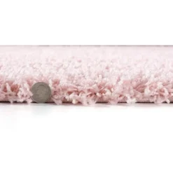 Loca Shaggy Vloerkleed Hoogpolig Roze - 140x200 CM