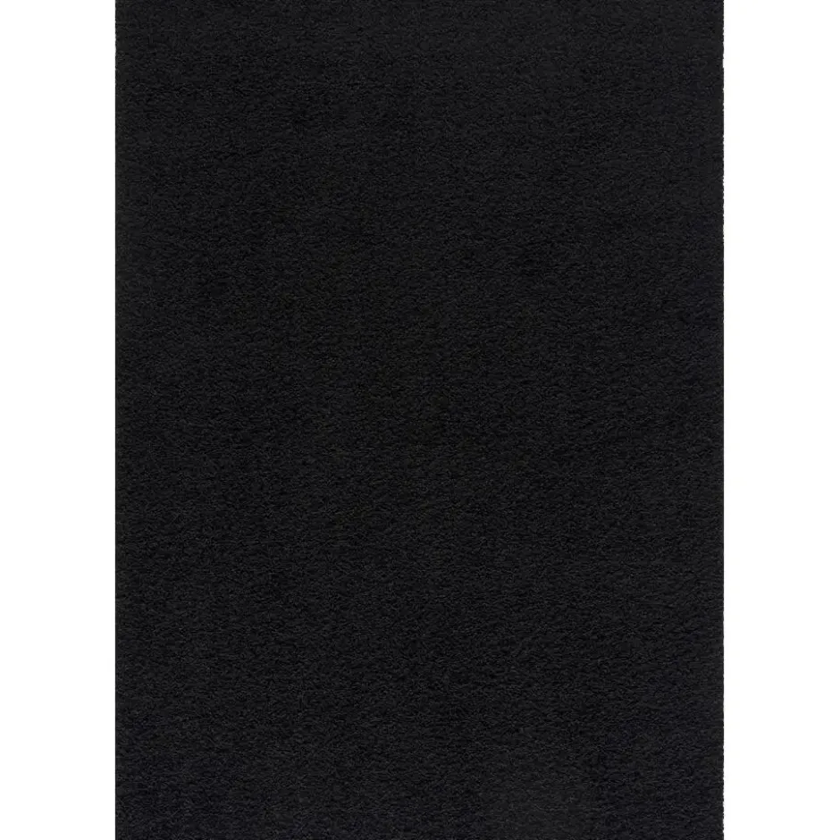 Loca Shaggy Vloerkleed Hoogpolig Zwart - 200x290 CM