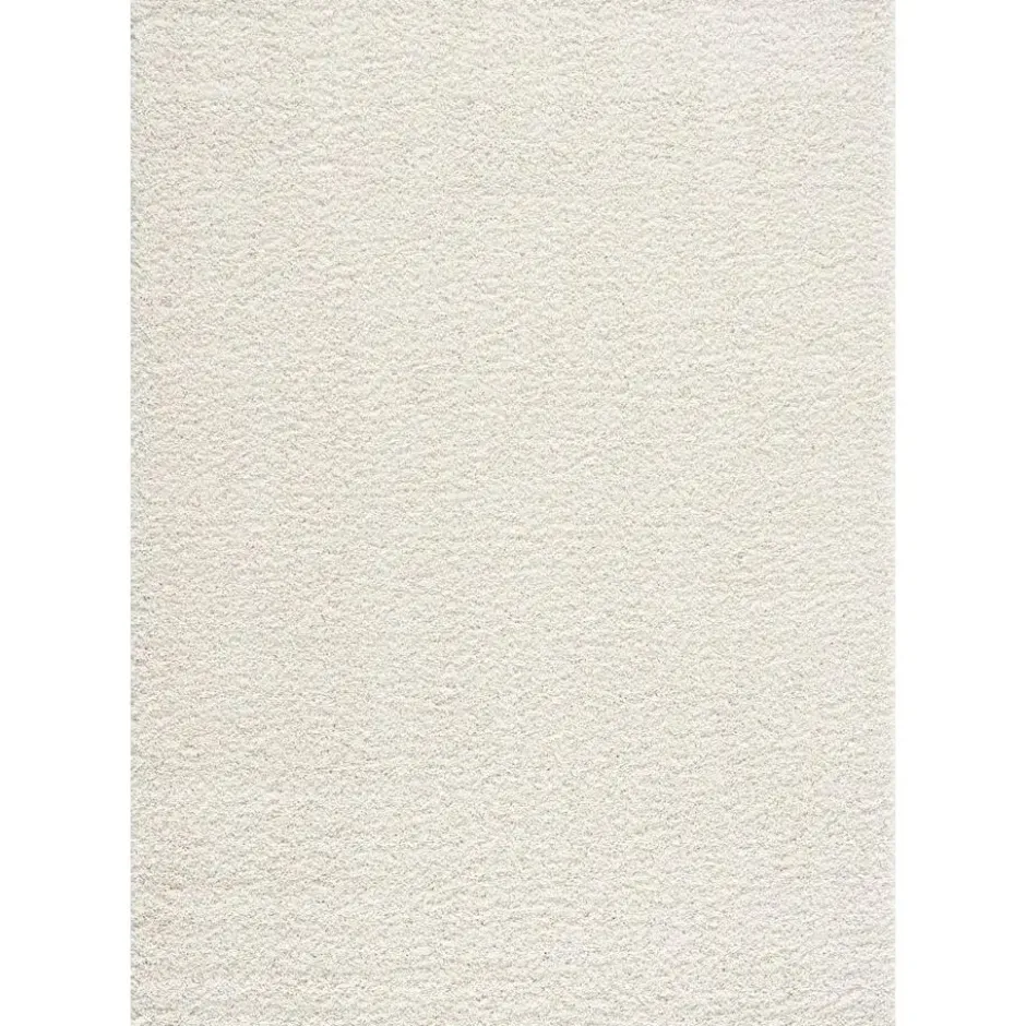 Loca Shaggy Vloerkleed Hoogpolig Creme - 240x340 CM