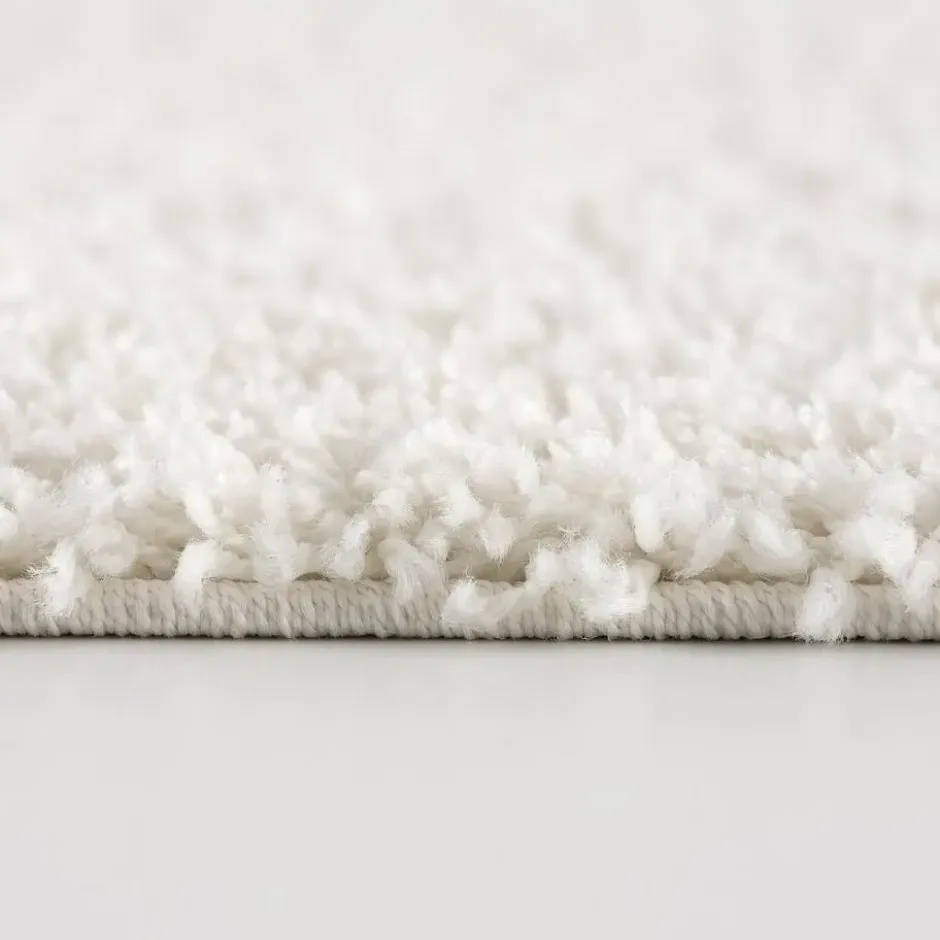 Loca Shaggy Vloerkleed Hoogpolig Creme - 240x340 CM
