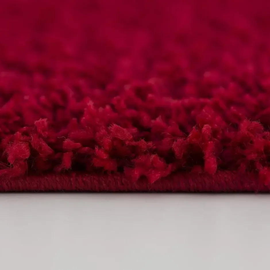 Loca Shaggy Vloerkleed Hoogpolig Rood - 160x230 CM