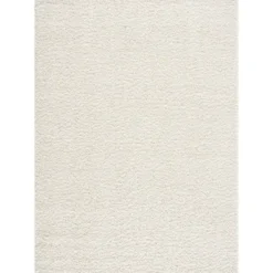 Loca Shaggy Vloerkleed Hoogpolig Creme - 300x400 CM