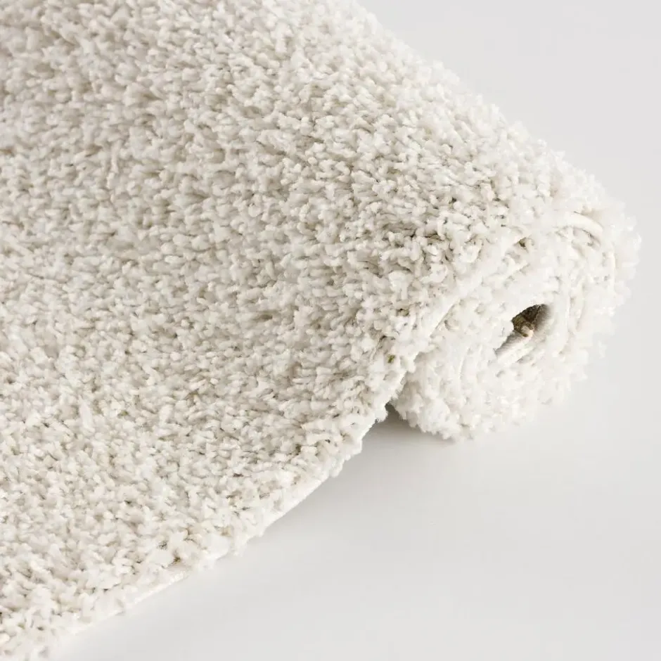 Loca Shaggy Vloerkleed Hoogpolig Creme - 300x400 CM