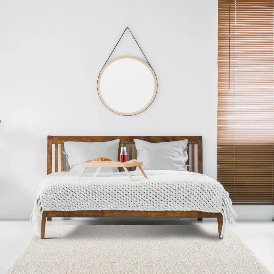 Loca Shaggy Vloerkleed Hoogpolig Creme - 300x400 CM