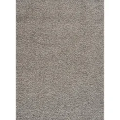 Loca Shaggy Vloerkleed Hoogpolig Lichtgrijs - 200x290 CM