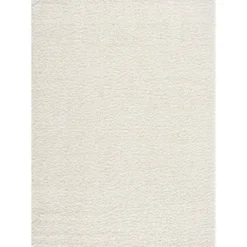 Loca Shaggy Vloerkleed Hoogpolig Creme - 140x200 CM
