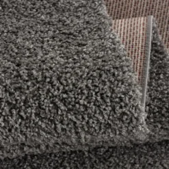 Loca Shaggy Vloerkleed Hoogpolig Grijs - 300x400 CM