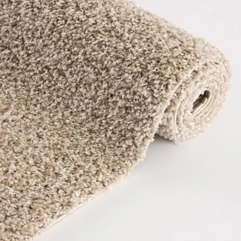 Loca Shaggy Vloerkleed Hoogpolig Beige - 120x170 CM