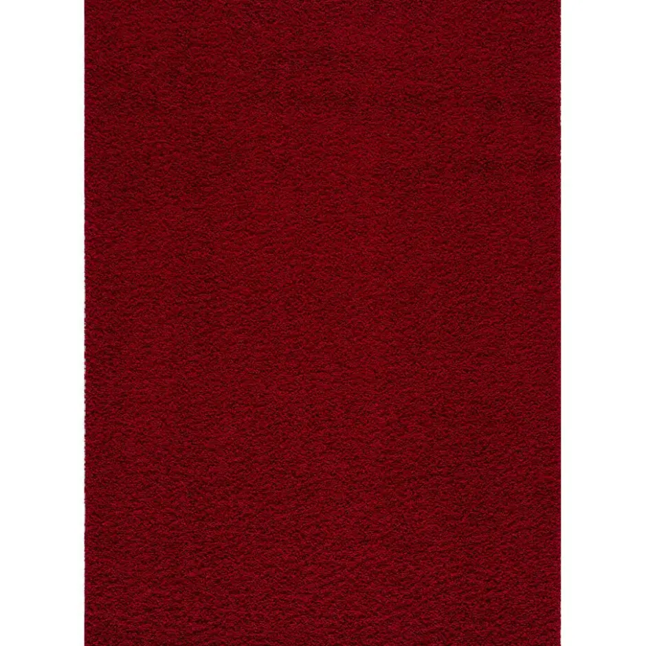 Loca Shaggy Vloerkleed Hoogpolig Rood - 200x290 CM