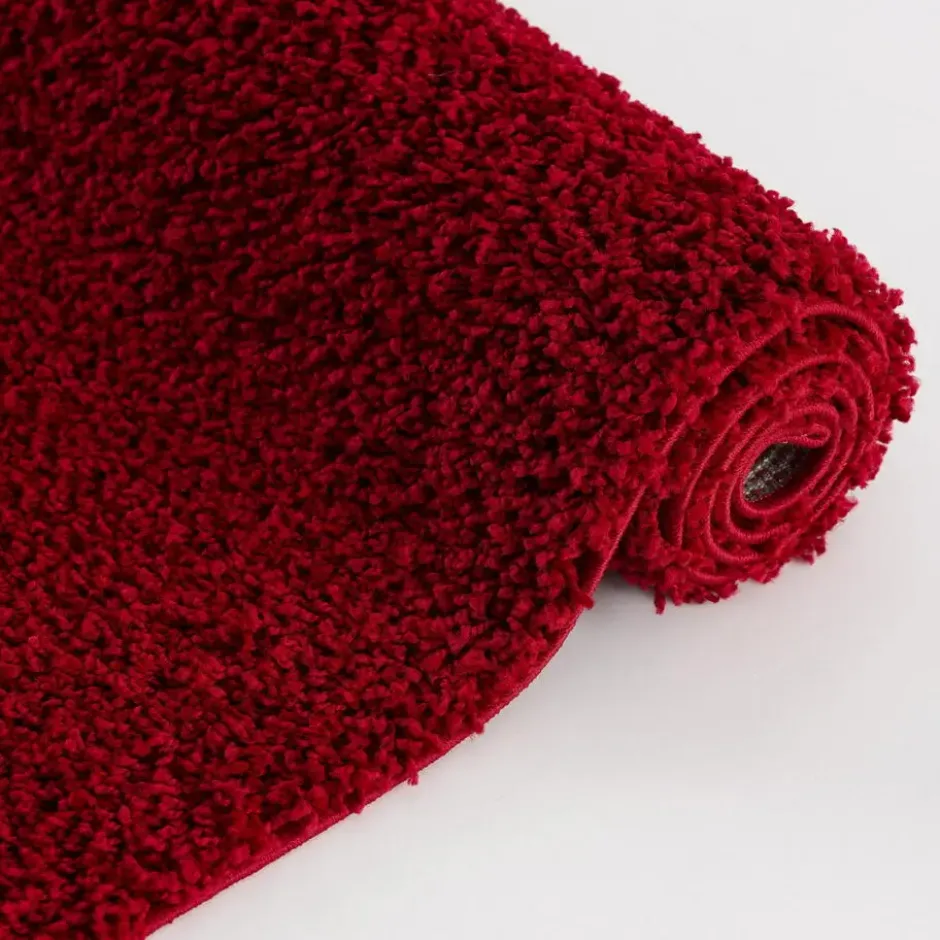 Loca Shaggy Vloerkleed Hoogpolig Rood - 200x290 CM