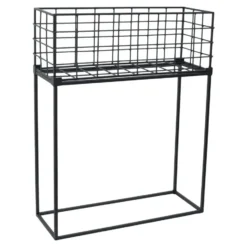 LOFT42 Atlanta Plantentafel - Zwart - Metaal