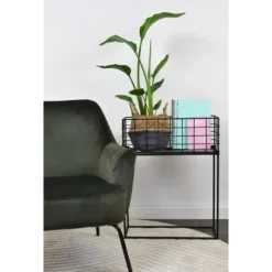 LOFT42 Atlanta Plantentafel - Zwart - Metaal