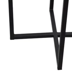 LOFT42 Beau bijzettafel - Rond - Zwart - Metaal