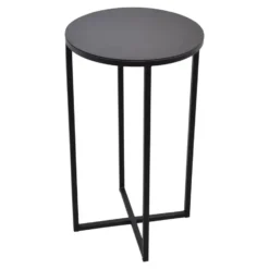 LOFT42 Beau bijzettafel - Rond - Zwart - Metaal