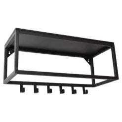 LOFT42 Blacky Kapstok - Zwart – Metaal – 6 haken