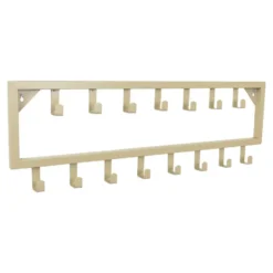 LOFT42 Bono Kapstok – Beige – Metaal – 15 haken - 80x26x4