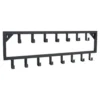 LOFT42 Bono Kapstok - Zwart – Metaal – 15 haken - 80x26x4