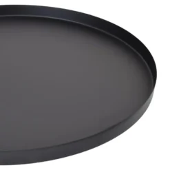 LOFT42 Brew Metalen rond Dienblad – Zwart – 60x60