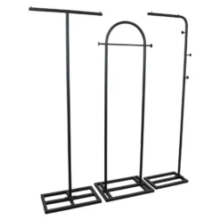 LOFT42 Fabri2 - Kledingrek Staand - 160x50x35 - Zwart
