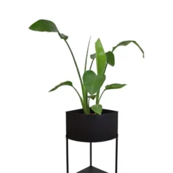 LOFT42 Flora hoek plantenbak - Metaal - Zwart