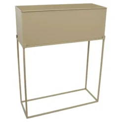 LOFT42 Flora Plantenbak Rechthoek - Metaal - Beige