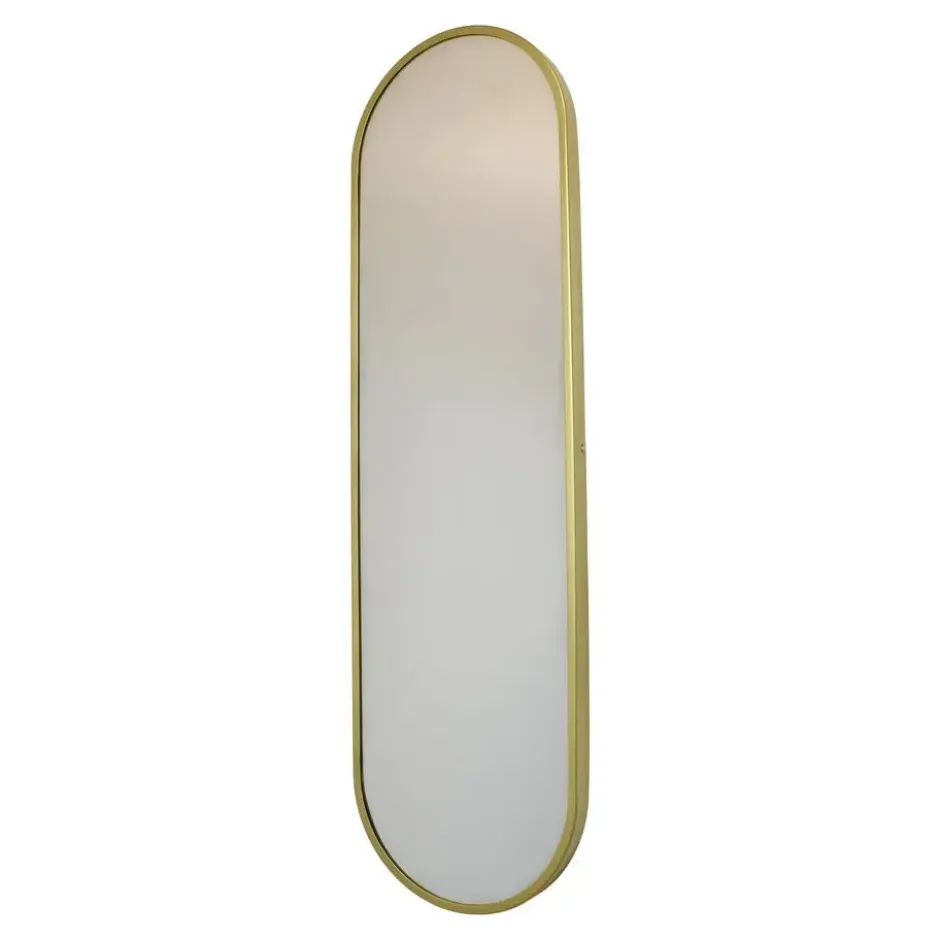 LOFT42 Industry Passpiegel Ovaal - Goud - Metaal - 122x36