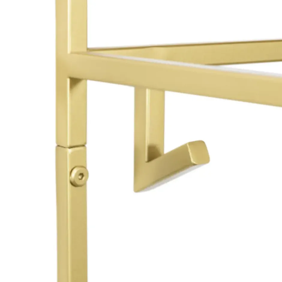 LOFT42 Jip Kapstok - 12 haken - Metaal - Goud - 100x80x33