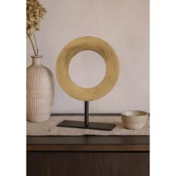 LOFT42 Joris Ornament op voet - Messing Metaal Ø25cm