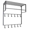 LOFT42 Kapstok Boris - Zwart – Metaal – 12 haken - 90x80x30