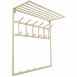 LOFT42 Kapstok Jaimy - Beige – Metaal – 6 dubbele haken - 80x80x30