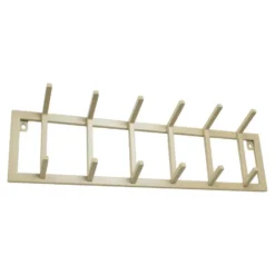 LOFT42 Kapstok Jaimy Single - Beige – Metaal – 6 dubbele haken - 80x24x12