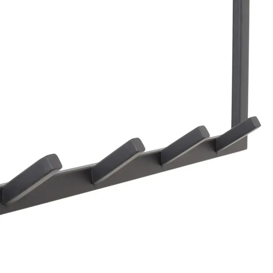 LOFT42 Kapstok Jaimy - Zwart – Metaal – 6 dubbele haken - 80x80x30