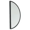 LOFT42 Mirror Spiegel Half Rond - Zwart - Metaal - 60x31