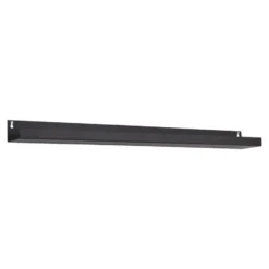 LOFT42 Picca Fotoplank - Metaal - Mat Zwart - 6x80x11