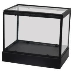 LOFT42 Showy Glazen Display Box Zwart - Metaal - (27x30x20)