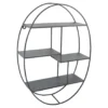 LOFT42 Wally Wandrek Ovaal - Metaal - Mat Zwart - 50x70x15