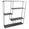 LOFT42 Wally Wandrek Rechthoek - Metaal - Mat Zwart - 80x70x15