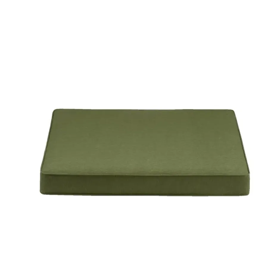 Loungekussen Brest zit - donkergroen - 73x73 cm