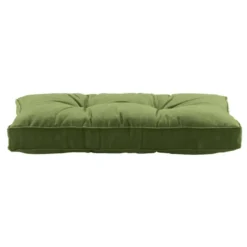 Loungekussen Florence rug donkergroen 60x43 cm