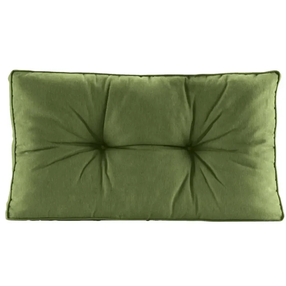 Loungekussen Florence rug donkergroen 60x43 cm