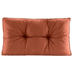 Loungekussen Florence rug - terracotta - 73x43 cm