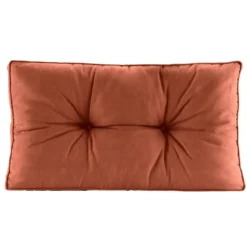 Loungekussen Florence rug - terracotta - 60x43 cm