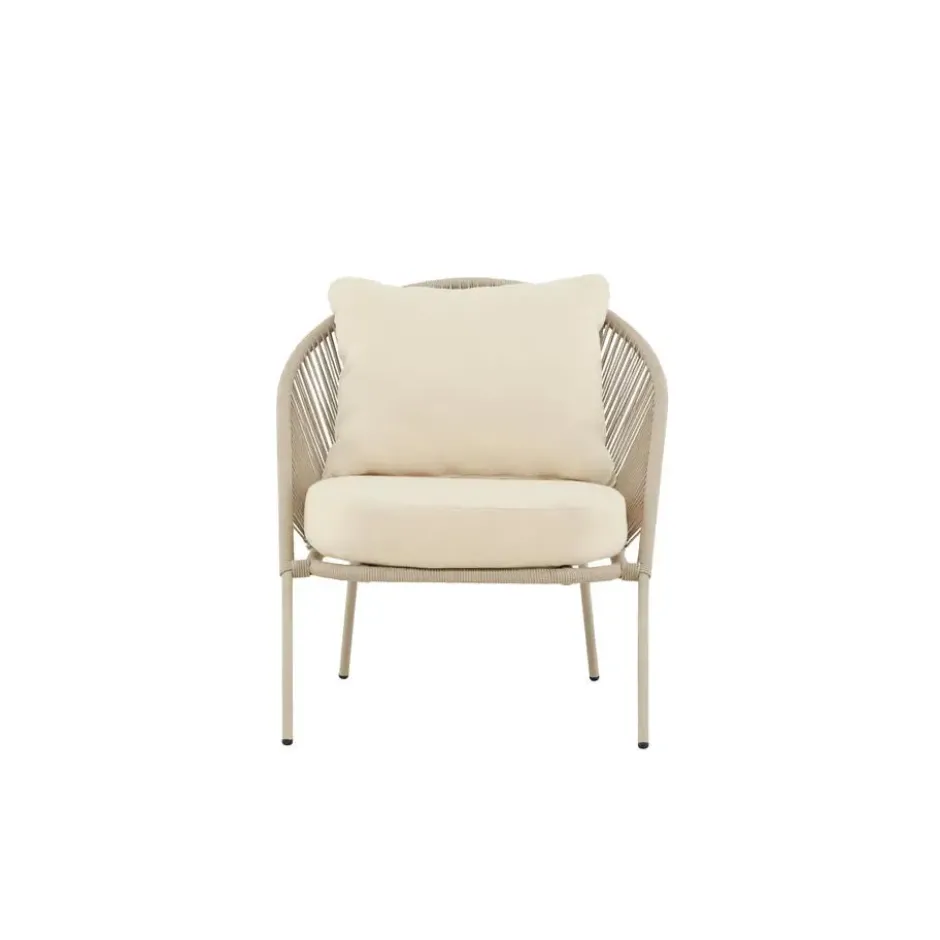 Loungestoel Beige - Lindos - Set van 2