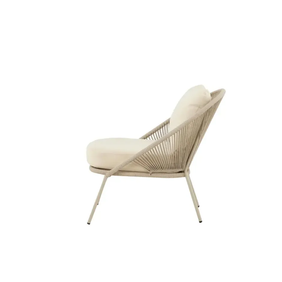 Loungestoel Beige - Lindos - Set van 2