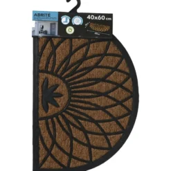 Luance Cozy Step Deurmat - anti slip - half maan - 60 x 40 cm