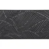 Luance Deurmat Vague - zwart - rubber - rechthoek - 75 x 44 cm
