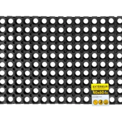 Luance Deurmat - 40 x 60 cm - rubber - buitenmat - schoonloopmat