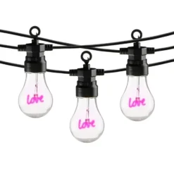 Luca Lighting Love LED Lichtsnoer Buiten - L450 cm - Roze