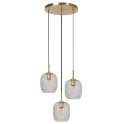 Lucide ALICENT Hanglamp - Mat Goud / Messing