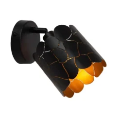 Lucide ALMELO Wandspot - Zwart
